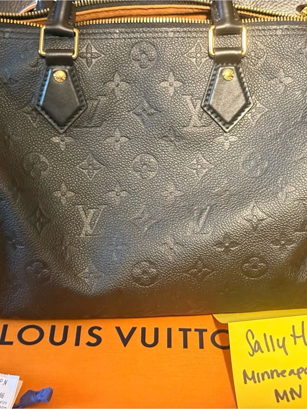 Louis Vuitton Speedy Soft 30 Handbag with Authentic Bandeau